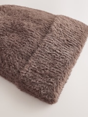 Chocolate Brown Feather Beanie (1-16yrs) - Image 2 of 3