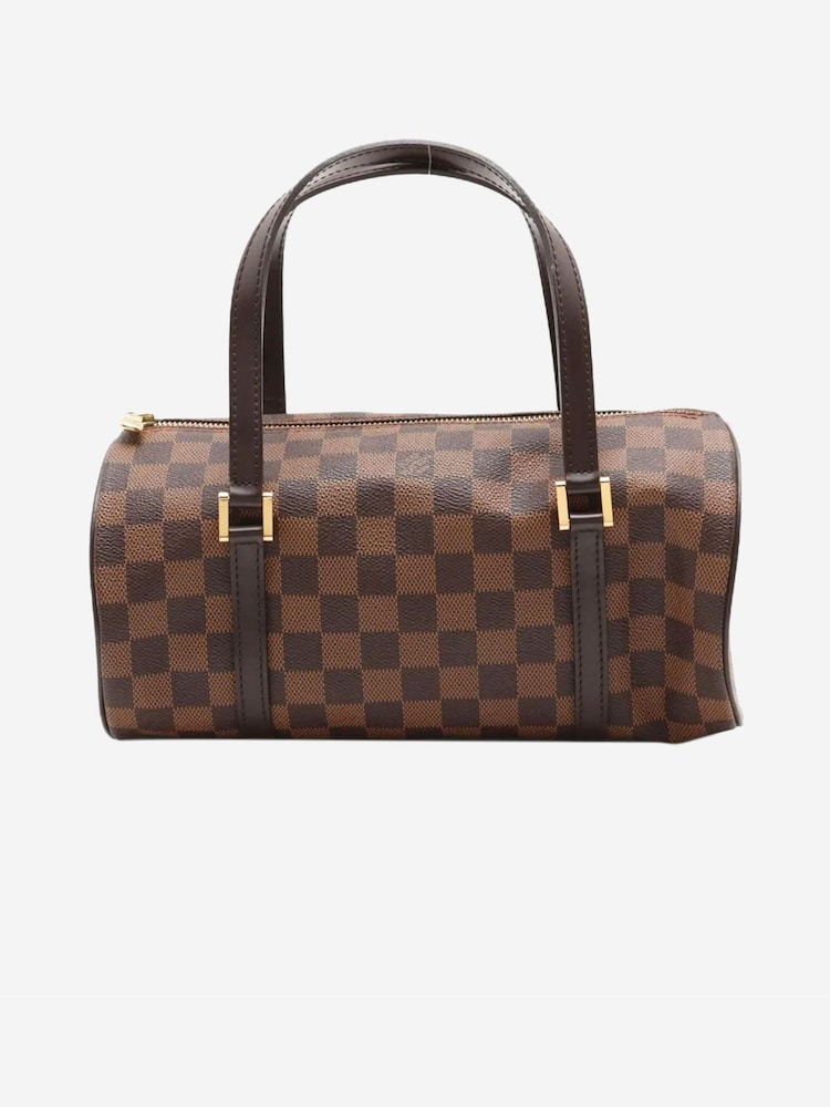 Sign of the Times Louis Vuitton Vintage 2003 Damier Ebene Papillon PM Brown Bag - Image 2 of 10