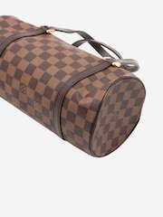 Sign of the Times Louis Vuitton Vintage 2003 Damier Ebene Papillon PM Brown Bag - Image 3 of 10