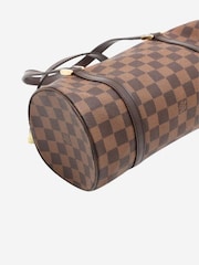 Sign of the Times Louis Vuitton Vintage 2003 Damier Ebene Papillon PM Brown Bag - Image 4 of 10