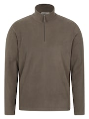 Mountain Warehouse Brown Camber II Half Zip Quick Drying Fleece - Image 5 of 9