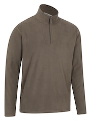 Mountain Warehouse Brown Camber II Half Zip Quick Drying Fleece - Image 6 of 9