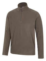 Mountain Warehouse Brown Camber II Half Zip Quick Drying Fleece - Image 7 of 9