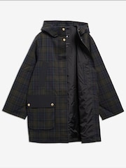 Barbour® Blue Checked Rotsea Waterproof Jacket - Image 3 of 4