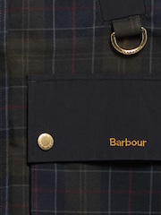 Barbour® Blue Checked Rotsea Waterproof Jacket - Image 4 of 4