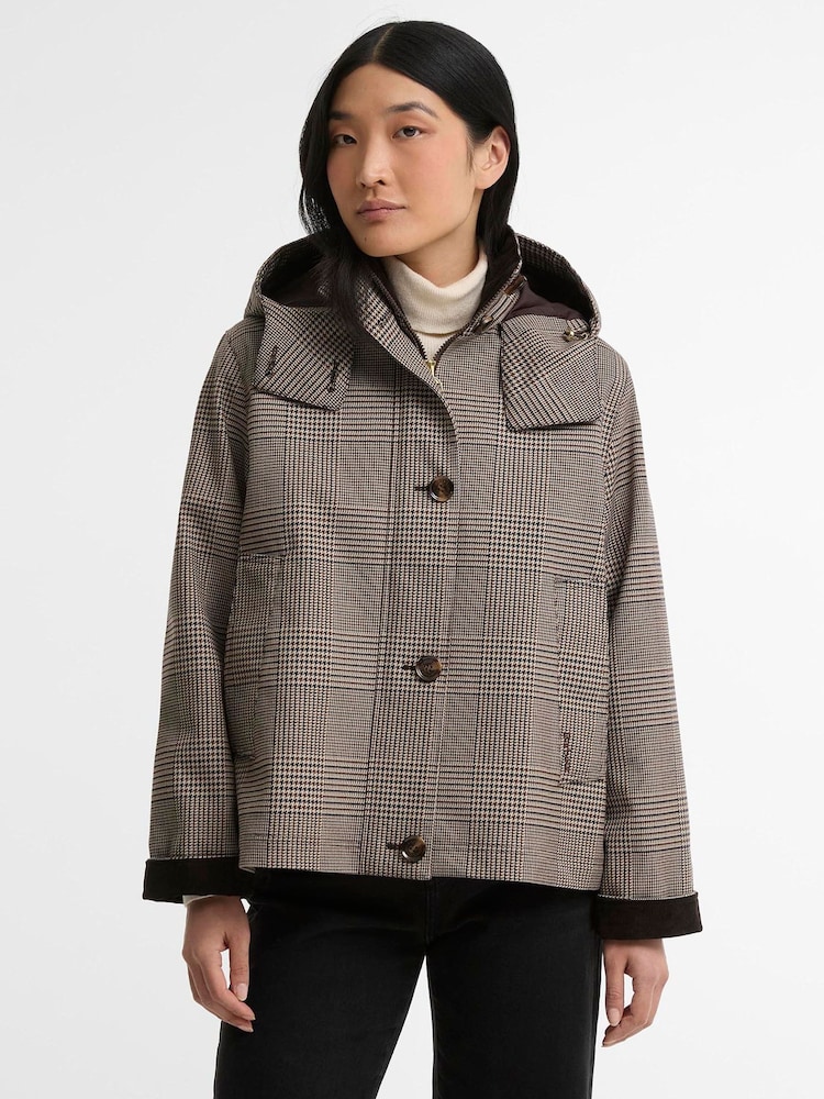Barbour® Brown Connie Showerproof Jacket - Image 1 of 5