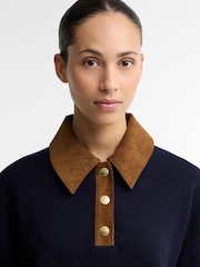 Barbour® Blue Ravenshill Knitted Jumper - Image 4 of 5