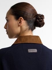 Barbour® Blue Ravenshill Knitted Jumper - Image 5 of 5