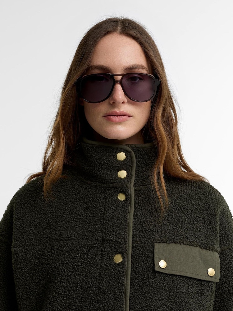 Barbour® Green Mabel Fleece - Image 6 of 6
