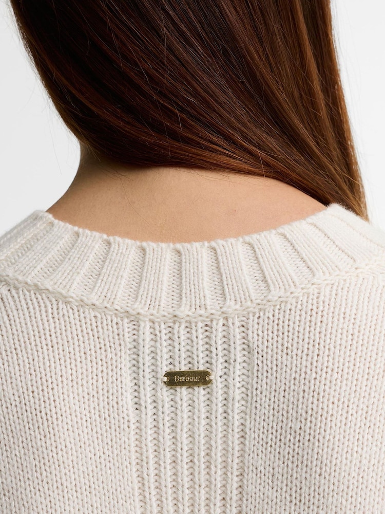 Barbour® Natural Gaia Knitted Jumper - Image 5 of 5