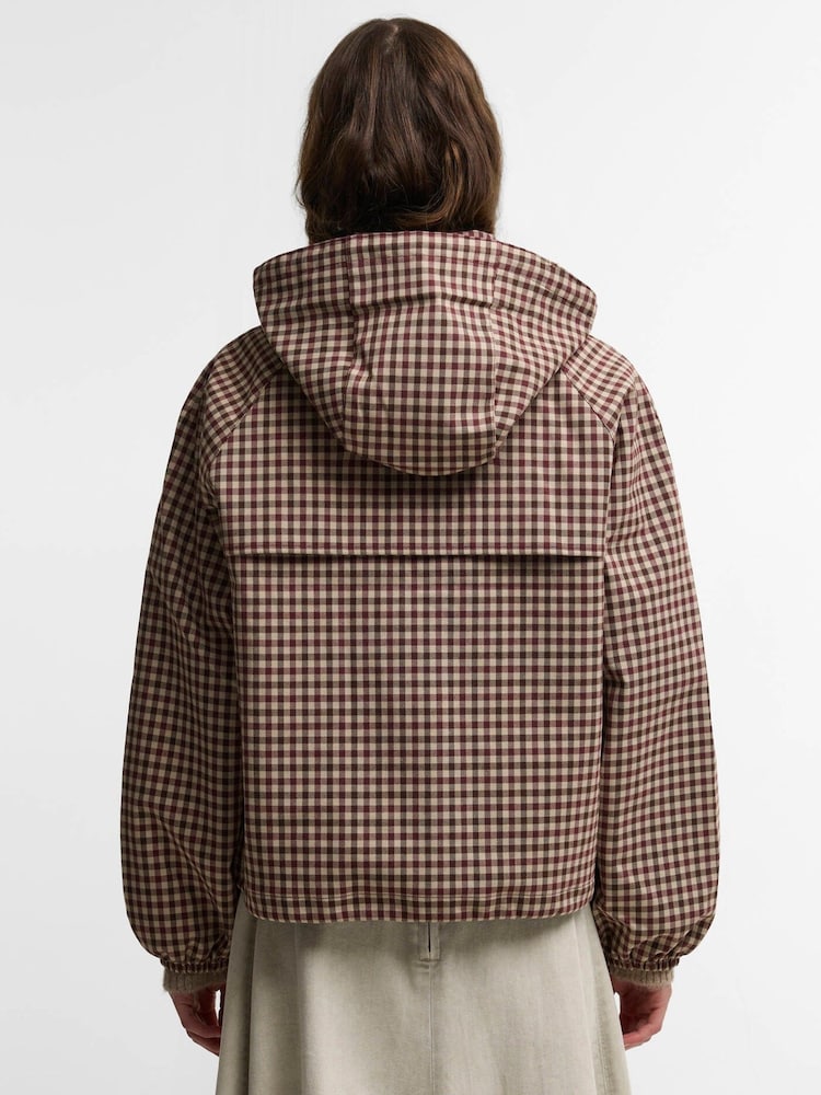 Barbour® Brown Audrey Showerproof Jacket - Image 2 of 5 Barbour® Brown Audrey Showerproof Jacket - Image 2 of 5
