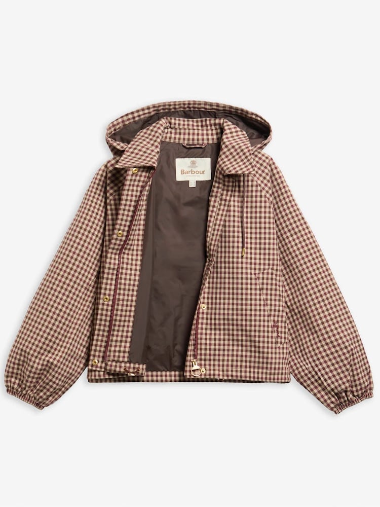 Barbour® Brown Audrey Showerproof Jacket - Image 5 of 5 Barbour® Brown Audrey Showerproof Jacket - Image 5 of 5