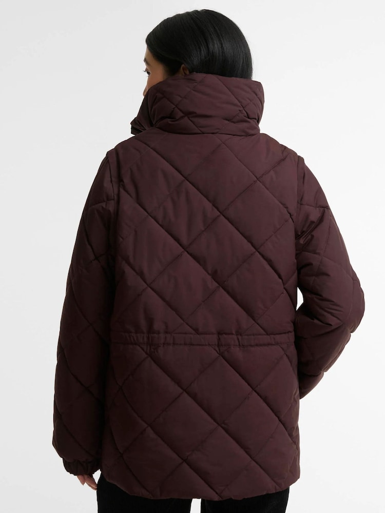Lila - Barbour® Tanfield Puffer Jacket - Bild 2 von 7 Lila - Barbour® Tanfield Puffer Jacket - Bild 2 von 7