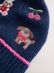 Navy Characters Pom Beanie Hat (3mths-16yrs) - Image 6 of 6