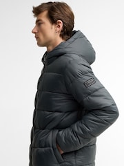 Barbour International Grey Bobber Puffer Jacket - Image 2 of 6