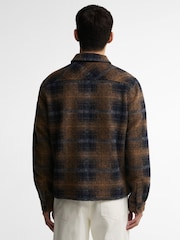 Barbour International Blue Oswald Fleece Overshirt - Image 3 of 6