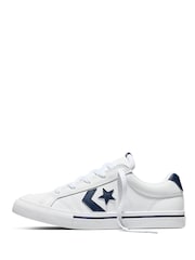 Converse White/Black Sport Casual Low Trainers - Image 2 of 5