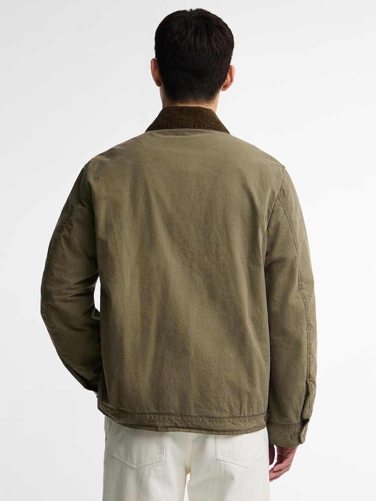 سترة شتوية شكل شمعي بنمط باهت مناسبة للتجول من Barbour International - صورة 2 من 7