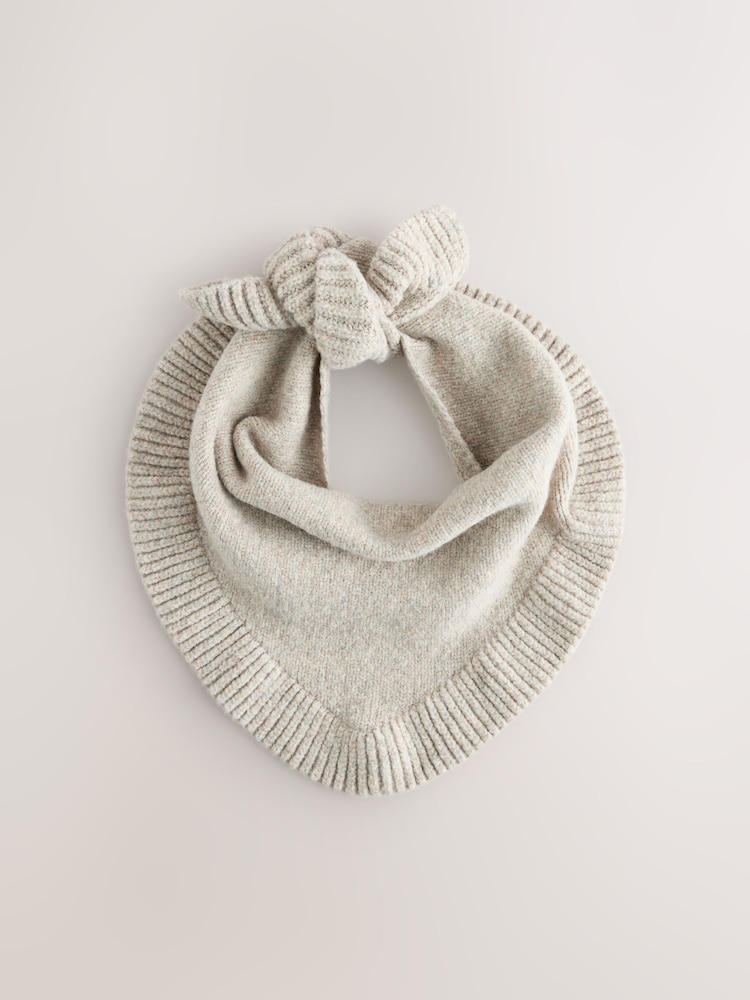 Cream Triangle Scarf (3-16yrs) - Image 1 of 3 Cream Triangle Scarf (3-16yrs) - Image 1 of 3