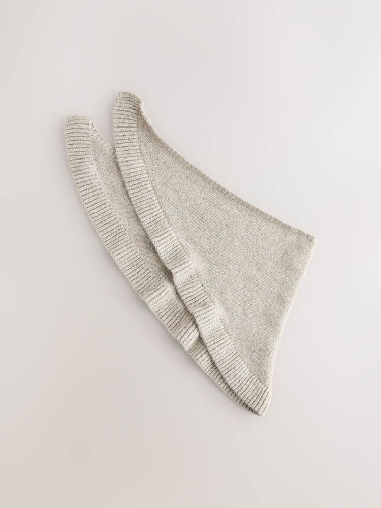 Cream Triangle Scarf (3-16yrs) - Image 2 of 3 Cream Triangle Scarf (3-16yrs) - Image 2 of 3