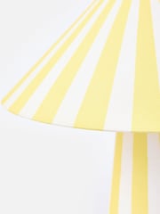 Oliver Bonas Yellow Catalana Stripe Table Lamp - Image 3 of 5