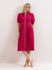 Phase Eight Pink Carey Pink Dress - Image 3 of 6