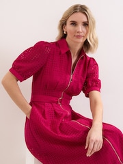 Phase Eight Pink Carey Pink Dress - Image 4 of 6