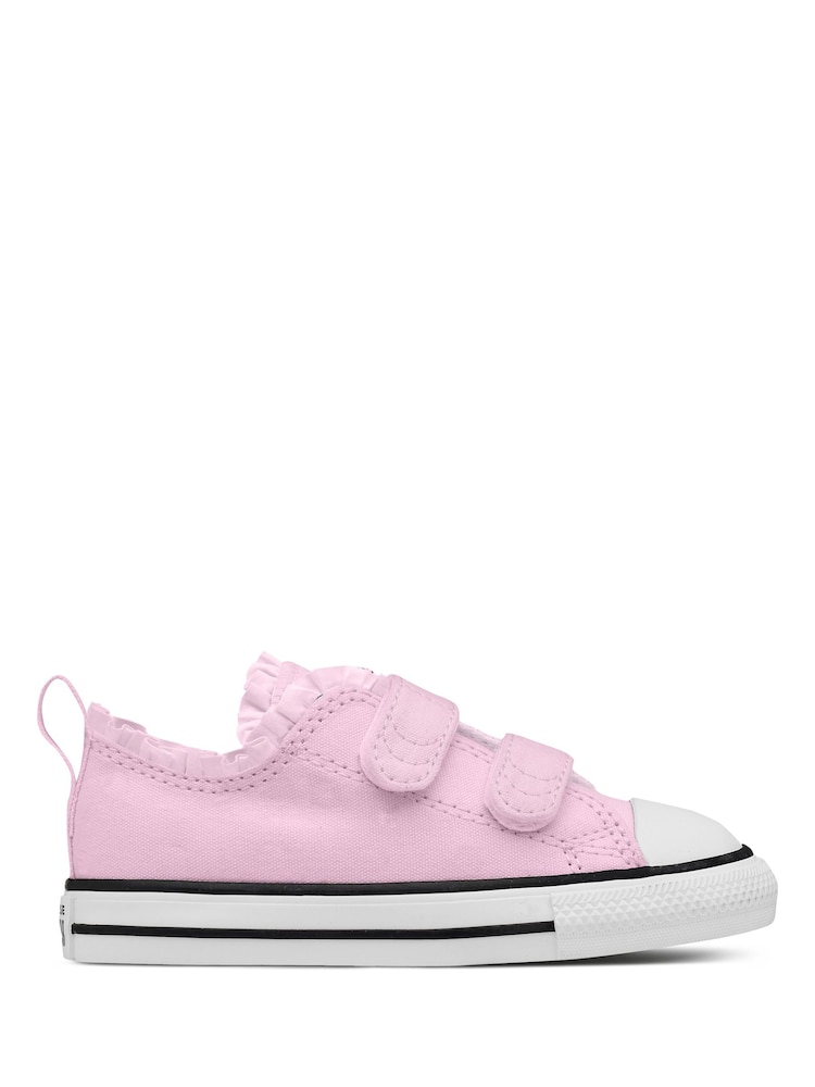 Converse Light Pink Chuck Taylor All Star 2V Low Trainers - Image 1 of 1