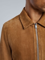 BOSS Natural Malbano Leather Jacket - Image 5 of 6
