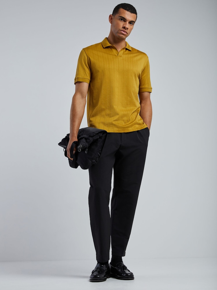 BOSS Regular Fit Ponti Trophy Neck Polo Shirt - Image 2 of 5