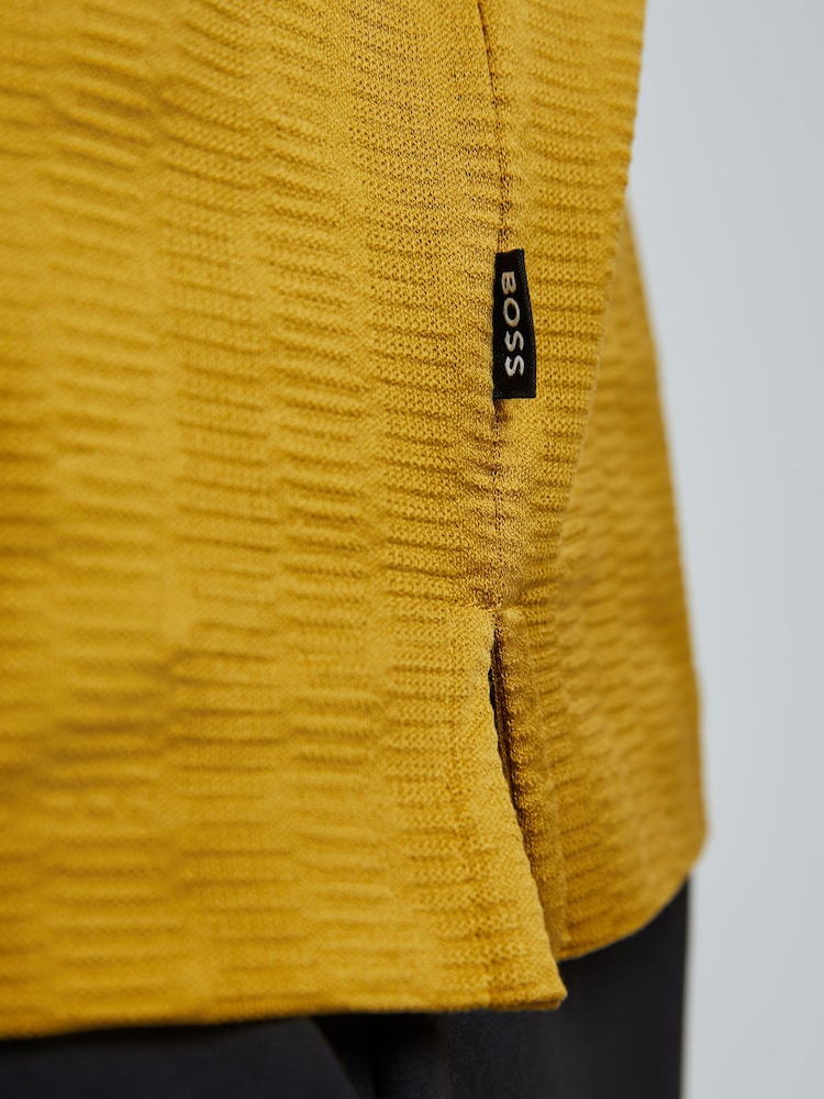 BOSS Regular Fit Ponti Trophy Neck Polo Shirt - Image 5 of 5