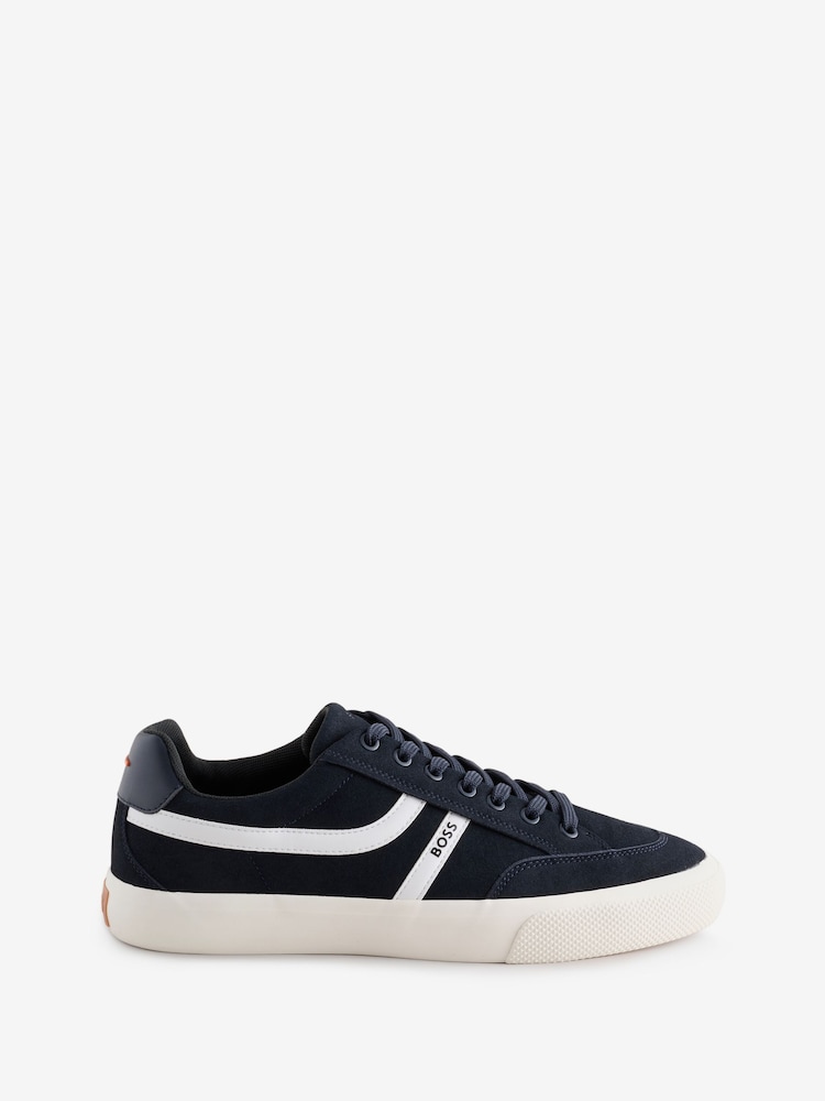 BOSS Blue Aiden Logo Trainers - Image 1 of 2 BOSS Blue Aiden Logo Trainers - Image 1 of 2