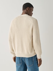 BOSS Natural Andemo Relaxed Fit Cardigan - Image 2 of 4