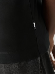 BOSS Black Tessler Regular-Fit Tipped Detail T-Shirt - Image 3 of 5