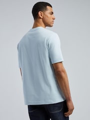 BOSS Blue Tigerman Regular-Fit Logo T-Shirt - Image 3 of 5