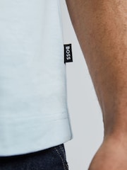 BOSS Blue Tigerman Regular-Fit Logo T-Shirt - Image 5 of 5