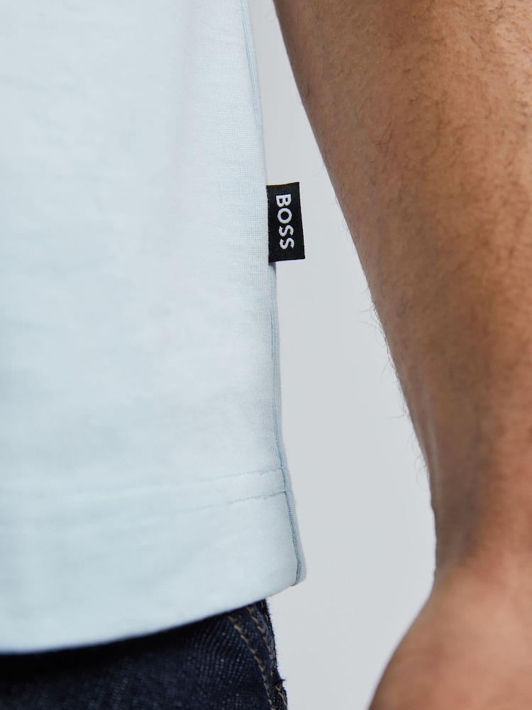BOSS Blue Tigerman Regular-Fit Logo T-Shirt - Image 5 of 5 BOSS Blue Tigerman Regular-Fit Logo T-Shirt - Image 5 of 5