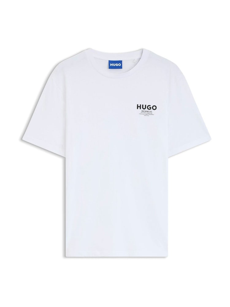 HUGO Red Logo Regular Fit Short Sleeve T-Shirt - Image 1 of 1 HUGO Red Logo Regular Fit Short Sleeve T-Shirt - Image 1 of 1