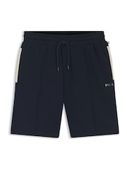 BOSS Blue Sense Regular-Fit Logo Shorts - Image 1 of 1