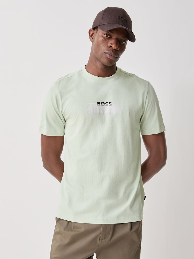 BOSS Green Regular Fit Graphic Logo T-Shirt - Image 1 of 5 BOSS Green Regular Fit Graphic Logo T-Shirt - Image 1 of 5