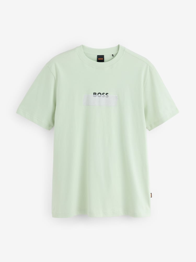 BOSS Green Regular Fit Graphic Logo T-Shirt - Image 5 of 5 BOSS Green Regular Fit Graphic Logo T-Shirt - Image 5 of 5