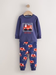 Red/Blue Emergency Vehicles Snuggle Pyjamas 3 Pack (9mths-10yrs) - Image 5 of 7