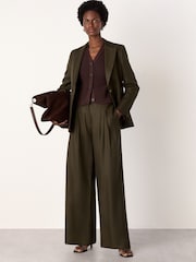 Whistles V-Neck Cotton Cardigan - Imaginea 2 din 4