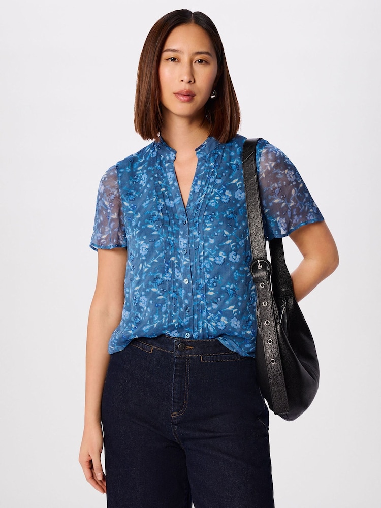Whistles Ditsy Floral V-Ausschnitt Bluse - Bild 1 von 4
