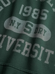 Superdry Green Athletic Essentials Relaxed Hoodie - Image 6 of 6