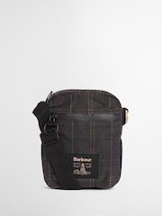 Barbour® Green Field Tartan Wax Crossbody Bag - Image 1 of 6