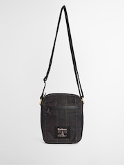 Barbour® Green Field Tartan Wax Crossbody Bag - Image 4 of 6