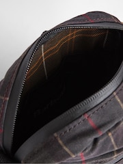 Barbour® Green Field Tartan Wax Crossbody Bag - Image 5 of 6