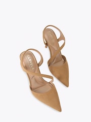 Carvela Brown Symmetry Court Pumps - Image 2 of 4