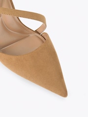 Carvela Brown Symmetry Court Pumps - Image 3 of 4